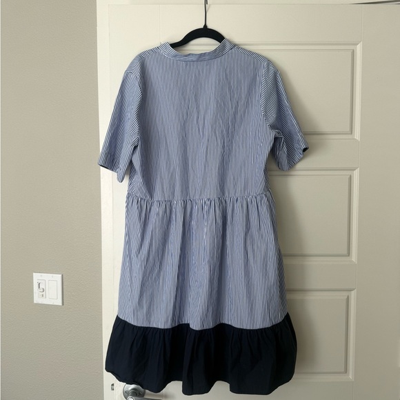 Striped Blue and White Dress - Picture 2 of 2
